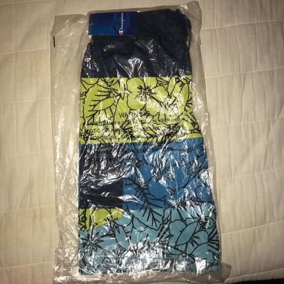 Boys' Hibiscus Print Swim Short - Picture 2 of 2